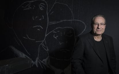 El escritor británico Peter James, el pasado martes en Barcelona.