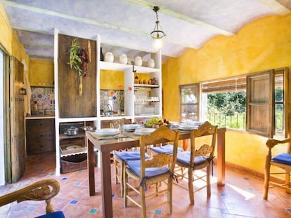 Interior de un antiguo molino del siglo XVII en Priego, Córdoba.