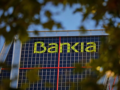 Sede de Bankia en el Paseo de la Castellana, en Madrid.