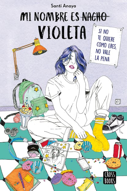 La portada del libro basado en la historia de Violeta, la hija de Nacho Vidal.