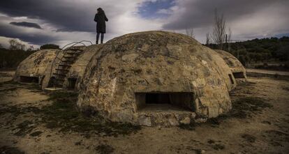 El Blockhaus 13, en Colmenar del Arroyo, es el único búnker que se llegó a hacer de los 16 proyectados por Franco en la retaguardia de la batalla de Brunete.