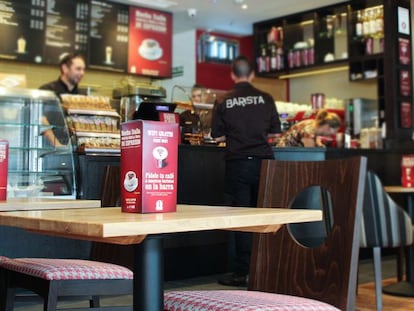 Una de las cafeter&iacute;as de Costa Coffe, en M&aacute;laga.