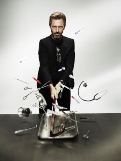 Hugh Laurie en su papel del doctor Gregory House.