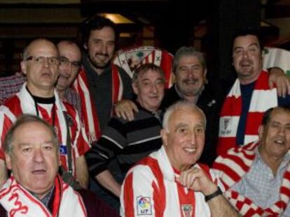 Aficionados del Athletic en Lisboa. 