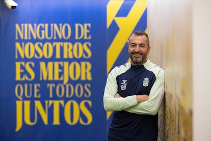 Diego Martínez, en la ciudad deportiva de la UD Las Palmas.