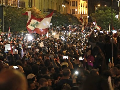 Protestas en Beirut, el pasado 15 de diciembre.