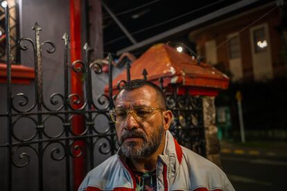 Luis Fernando Barbosa, padre de Dilan Barbosa, atropellado por una tanqueta del Esmad.
