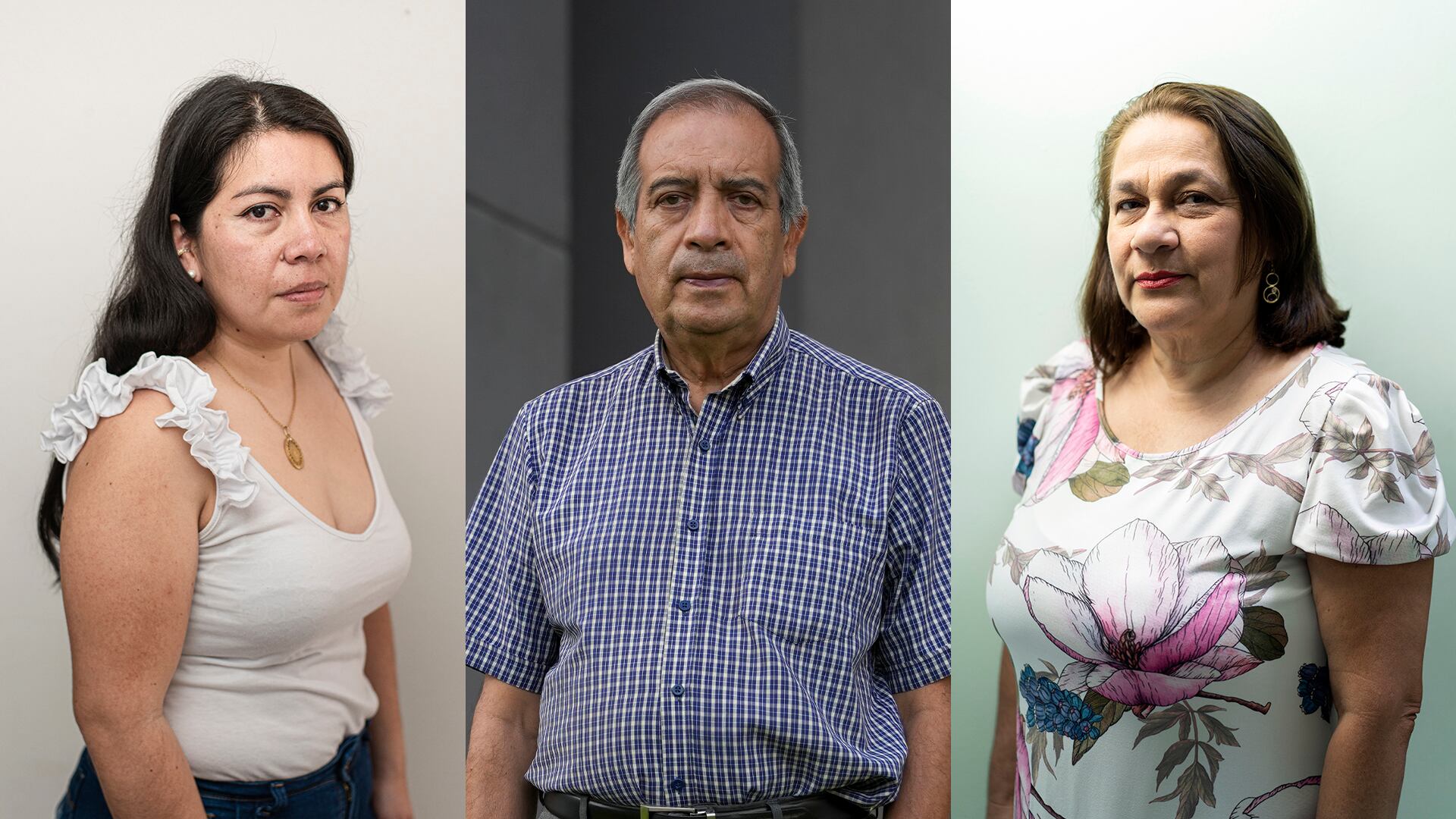 De izquierda a derecha: Mónica Hurtado, José A. Carranza y Emilcen Pérez.