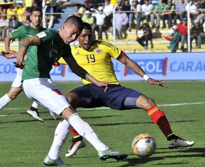 Juan Arce anotó el primer gol para Bolivia.
