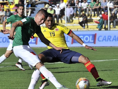 Juan Arce anot&oacute; el primer gol para Bolivia. 