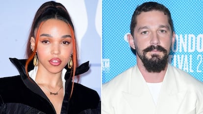 FKA Twigs y Shia LaBeouf.