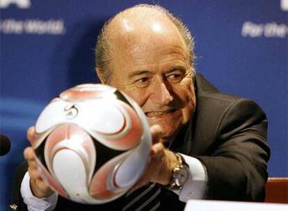 Joseph Blatter, durante la reunión de la FIFA en Sydney