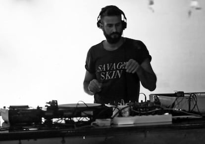 El dj Moscoman en una de sus actuaciones.