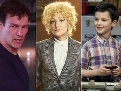 Imágenes de 'The Gifted', 'Ley y orden Trus Crime: El caso Menéndez', 'El joven Sheldon' y 'SWAT'.