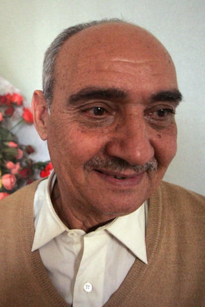 Mohamed Bougrine, en su domicilio de Beni Mellal, en 2008.