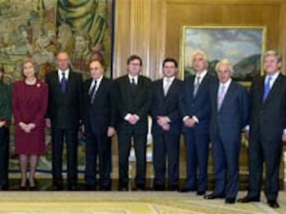 Los Reyes reciben a la comisión organizadora del Año Dalí