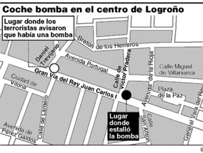 Coche bomba en el centro de Logroño