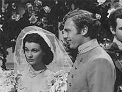 Rand Brooks, junto a Vivien Leigh, en <i>Lo que el viento se llevó.</i>