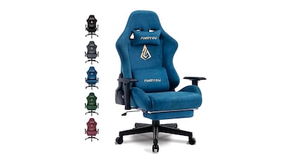 Sillas de gaming sobre fondo blanco.