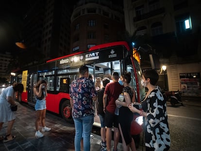 Un autobús de la EMT de Valencia.