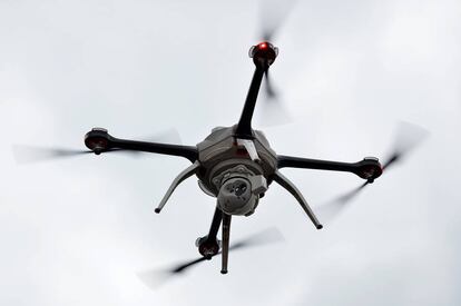 Un dron de vigilancia (imagen de archivo)