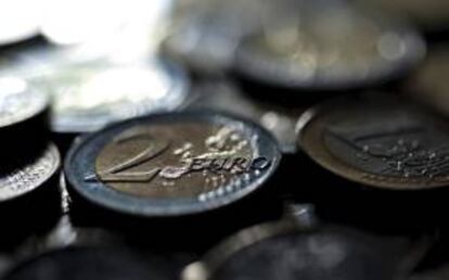 Monedas de euro. EFE/Archivo