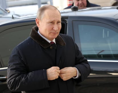 El presidente ruso, Vladimir Putin, este viernes 2 de marzo.