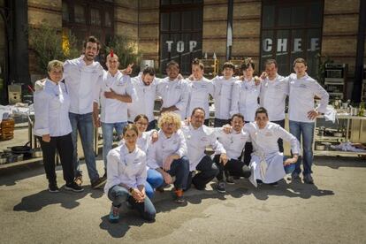Concursantes de la tercera edición de 'Top Chef'.