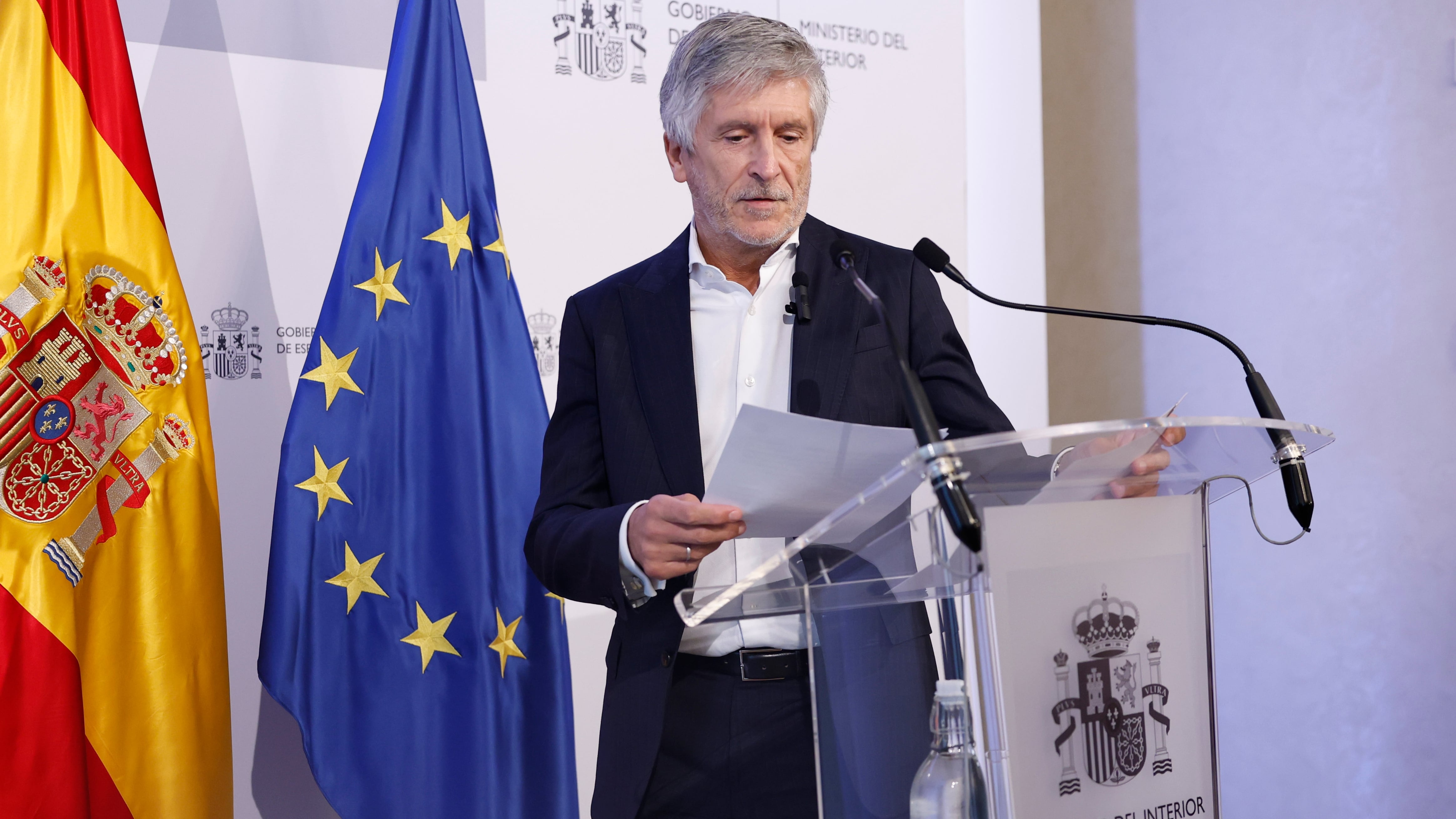 Marlaska insiste en que el CNI no alertó de una llegada masiva de migrantes a Ceuta