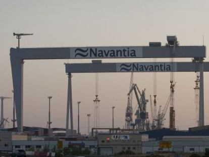 Instalaciones de Navantia en Puerto Real (Cádiz).