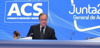 Florentino Pérez, presidente de ACS.