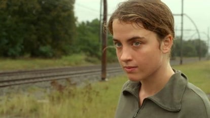 Adèle Haenel, en un fotograma de 'Les combattants'.