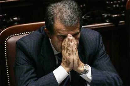 Romano Prodi, durante el debate parlamentario de los presupuestos de 2007 el pasado día 3.