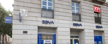 Una oficina de BBVA