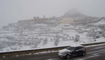 Panorámica de Morella, el domingo por la mañana.