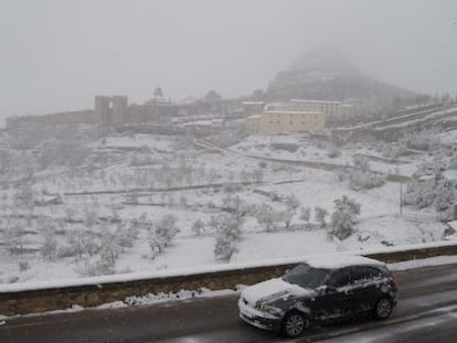 Panorámica de Morella, el domingo por la mañana.