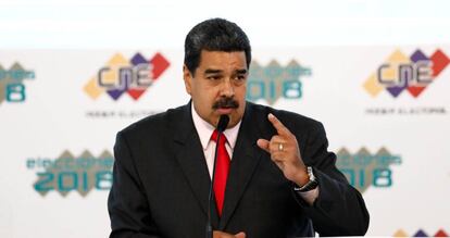 Maduro, este martes en Caracas.