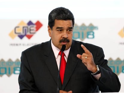 Maduro, este martes en Caracas.