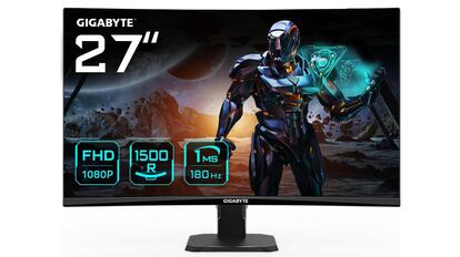 mejores ofertas Amazon Tech week: monitor de diseño curvo con un tiempo de respuesta muy corto.