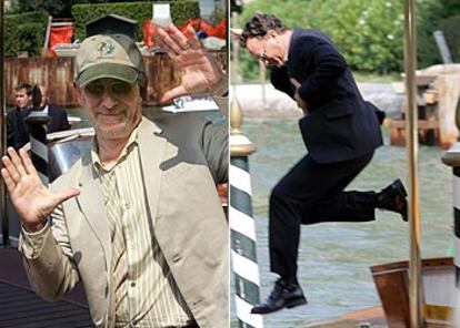 Steven Spielberg (a la izquierda) y Tom Hanks, en la Mostra de Venecia.
/ ASSOCIATED PRESS