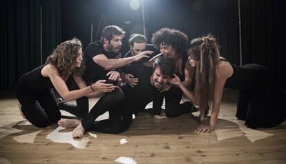 Una escena de 'Muros' en el Centro del Actor.