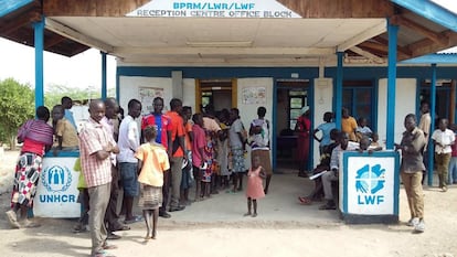 Centro de registro del campo de refugiados de Kakuma (Kenia)