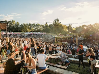 Una imagen de un festival en verano el año pasado en el parque Tierno Galván.
