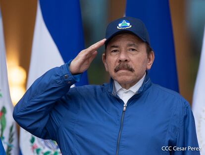 Daniel Ortega, presidente de Nicaragua, el pasado 15 de septiembre durante los actos de celebración de la independencia.