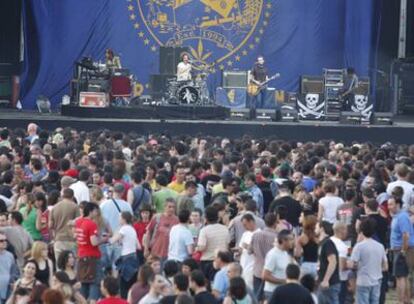 La banda The Dandy Warhols durante la pasada edición del Bilbao BBK Live.