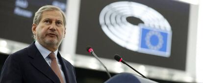 El comisario europeo de Presupuestos, Johannes Hahn.