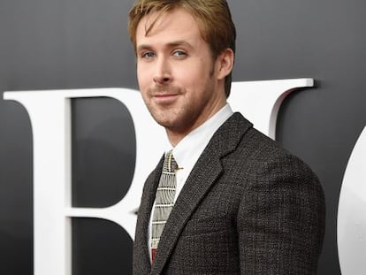 Ryan Gosling, en el estreno de La gran apuesta en Nueva York.