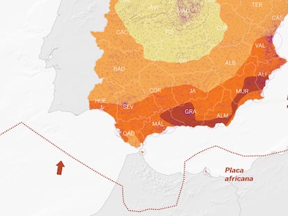 El estremecedor ‘beso’ geológico que pone en riesgo sísmico a 14 millones de españoles