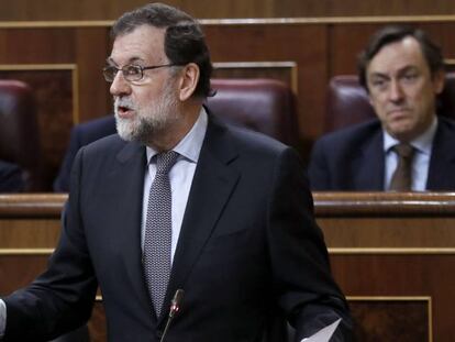 El presdente del Gobierno, Mariano Rajoy, este mi&eacute;rcoles.