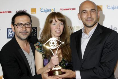 La serie de TVE <i>Águila Roja</i> recibió el galardón al Mejor Programa de Ficción en la noche de la televisión.